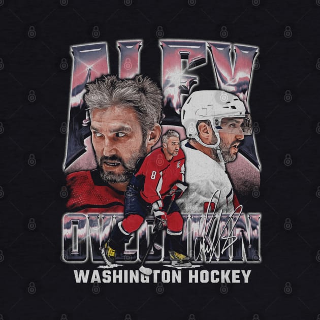 Alex Ovechkin Washington Vintage by ClarityMacaws